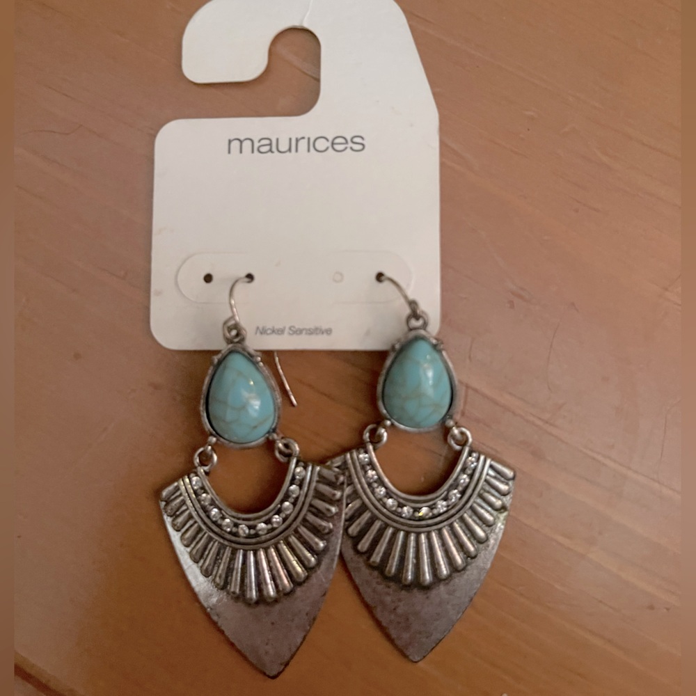 MAURICES TURQUOISE EARRINGS